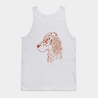 English Setter (White and Brown) Tank Top